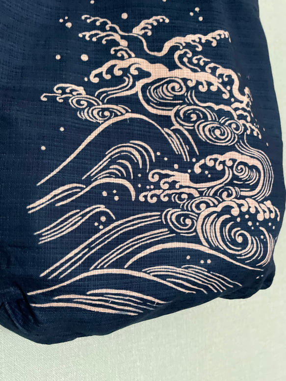 SALE]日本琉球藍【藍染め トートバック】ユニセックス 着物バック