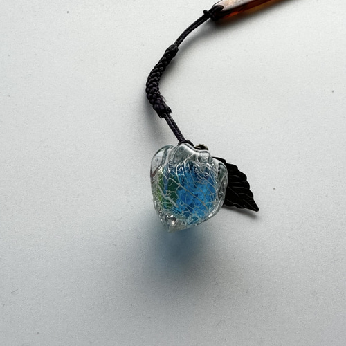 鬼灯レジンの帯飾り《青緑》 その他アクセサリー twinkle_resin