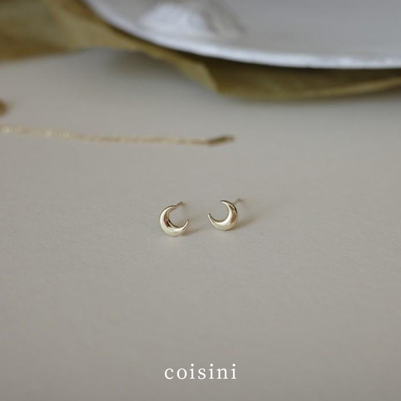 ムーンピアス 月 silver925ピアス ミニピアス アクセサリー