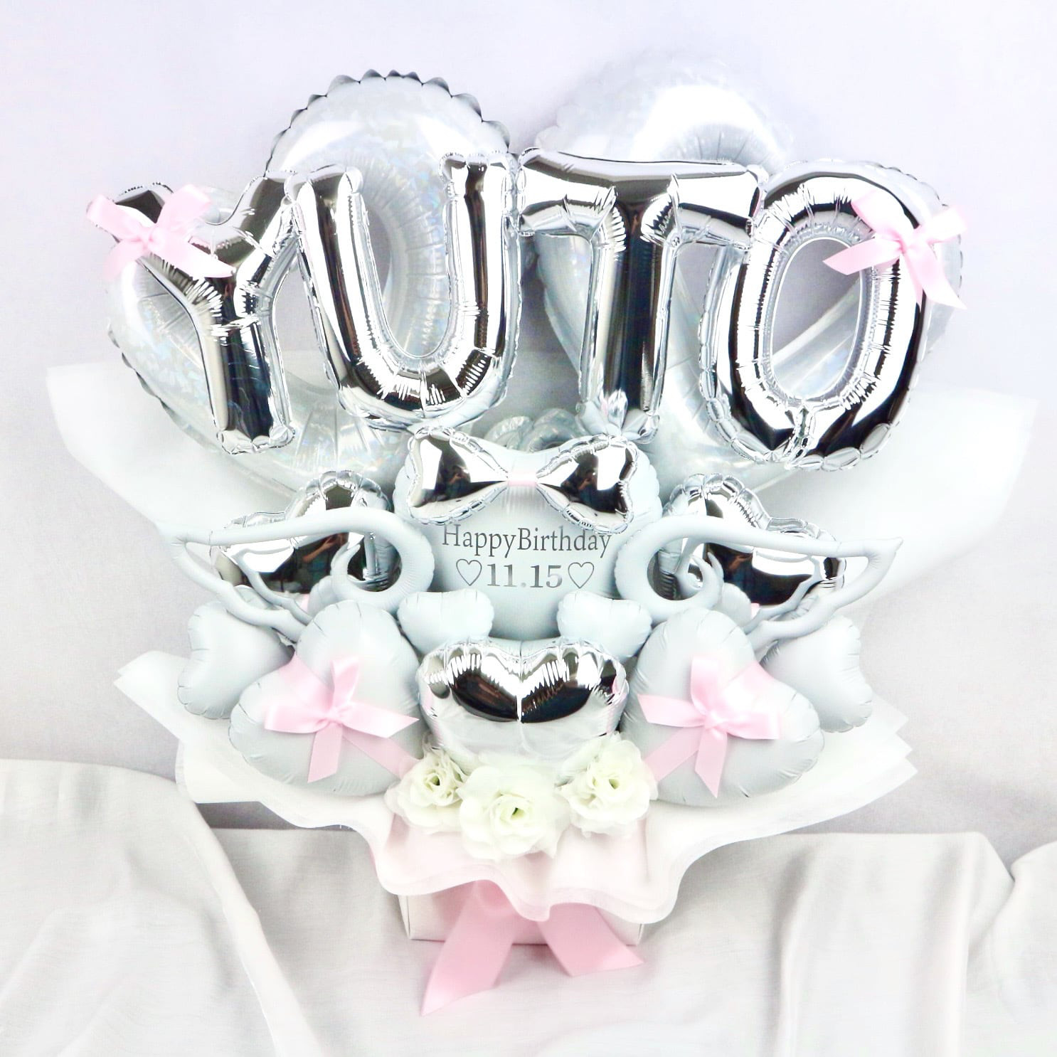 バルーンギフト　オーダー　量産型　地雷系　生誕祭　フラスタ　推し活　卓フラ 卓上フラスタ バルーンギフト オーダー 推し活 生誕祭 誕生日 ギフト