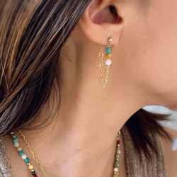 夏の福袋 ✧人気エスニック2点セット✧ ネックレス＆選べるピアス(イヤリング) 12枚目の画像