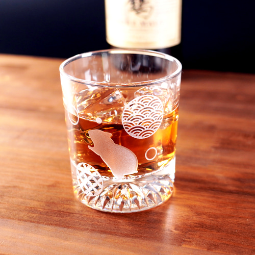 名入れ無料 ハムスター ロックグラス 酒 ウィスキー 焼酎 誕生日 父の