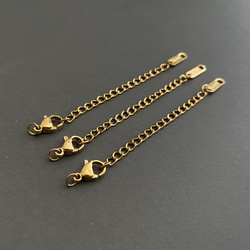 高品質 14kgf アジャスター チェーン しずく型 ブレスレット