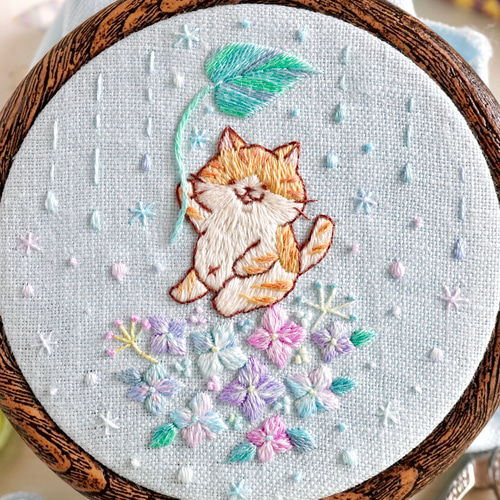 楽天市場】クロスステッチ キット 刺繍 キット 初心者 図案印刷