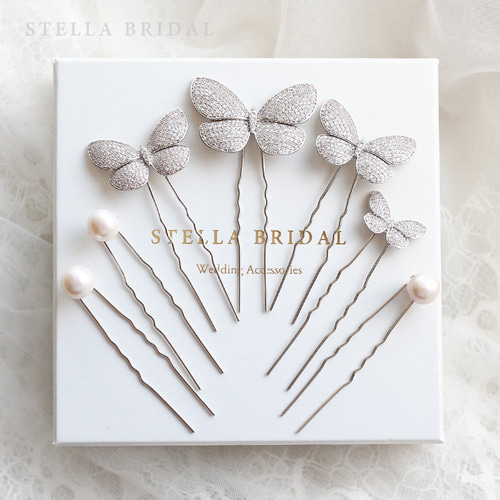 STELLA BRIDAL リーフモチーフ ウェディングヘアアクセサリー
