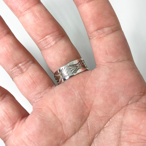 ブルージェム ターコイズ トルコ石 シルバー リング 指輪 22号