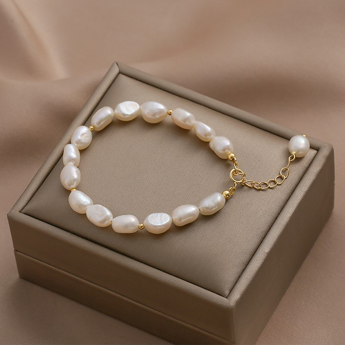 淡水パールのブレスレット バングル　パープル 真珠 淡水真珠 パール 　6月誕生石　夏の誕生石