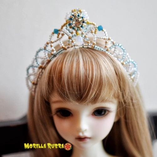 ミニティアラ(ブルー・Bタイプ) ドール用 その他人形 Morella
