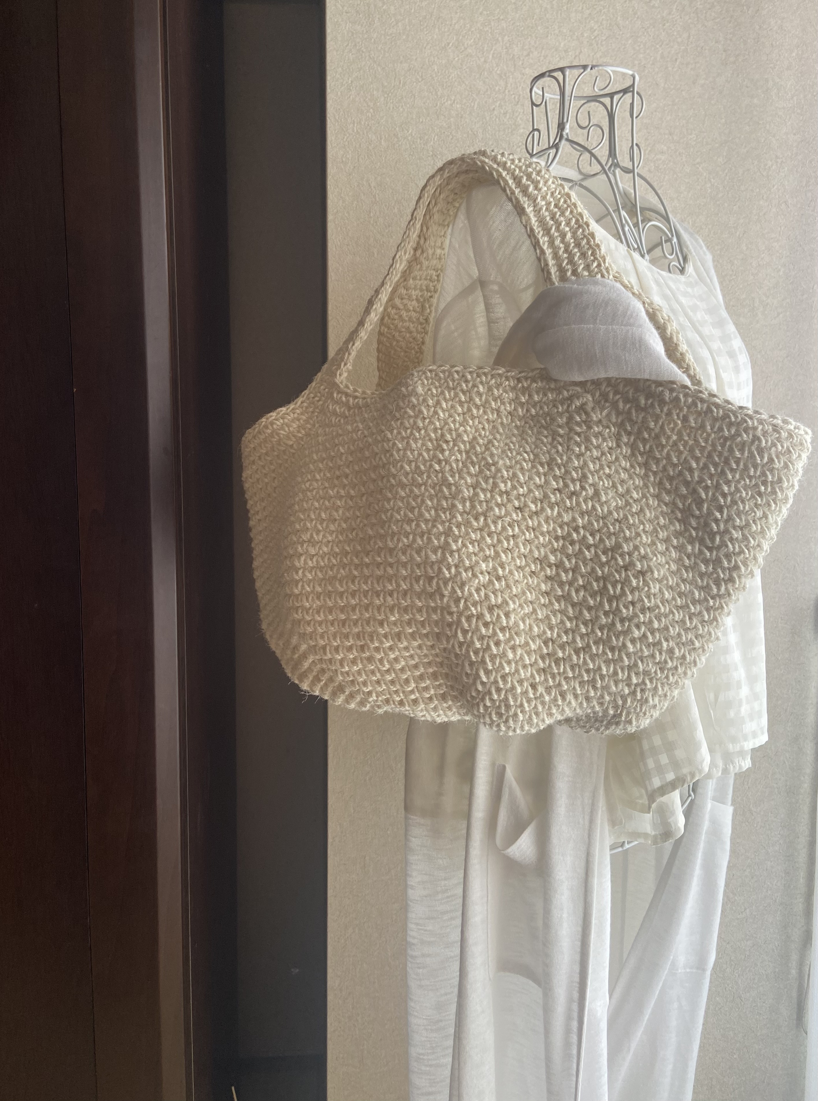 ＊受注制作＊マルシェバッグ＊麻ひもバッグ＊肩掛けバッグ＊かごバッグ＊