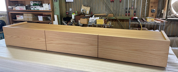 壁掛け　150センチ　フロートテレビボード　天然木突き板　オイル仕上げ　オーク　ウォールナット　ブラックチェリー イメージ違い