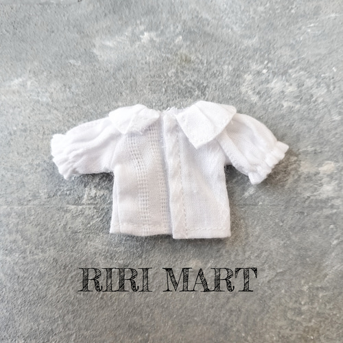 【ブラウス専用】オビツ11　ねんどろいどどーる ペプラムブラウス【オビツ11/ねんどろいどどーる/ymyドール
