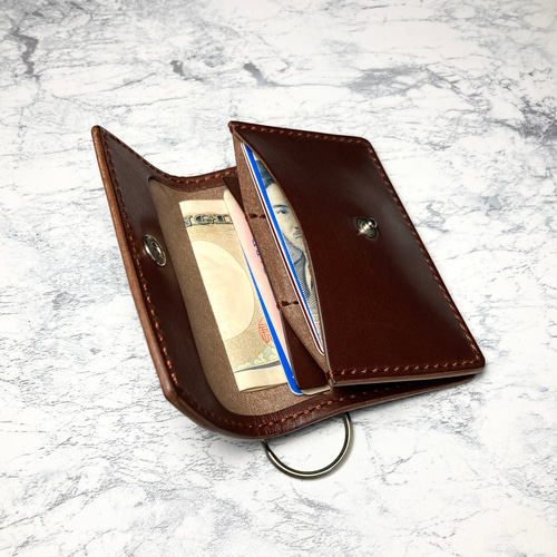 本革 キーリング付き マルチケース / 栃木レザー カードケース その他