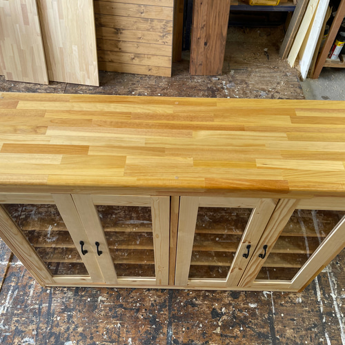 hotaru 吊り戸棚 キャビネット キッチン ナチュラル 大量収納 可動棚