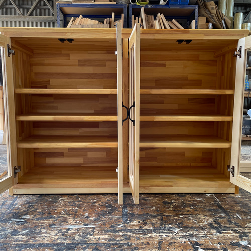 hotaru 吊り戸棚 キャビネット キッチン ナチュラル 大量収納 可動棚