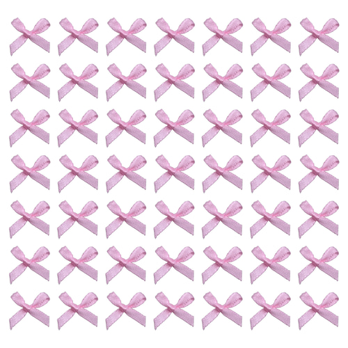 ネイルパーツ リボン ピンク 20mm 小さめ 50個 蝶々結び 3D