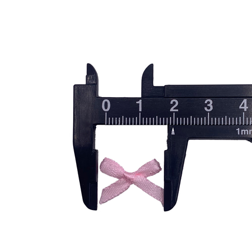 ネイルパーツ リボン ピンク 20mm 小さめ 50個 蝶々結び 3D ミニ