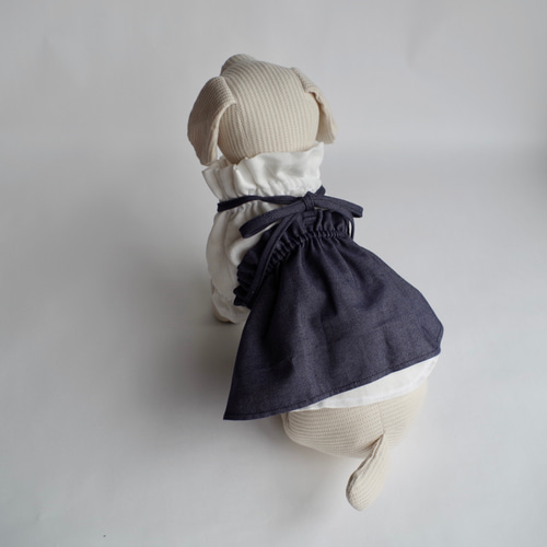 ♡わんこ服♡スモック♡ハンドメイド ギャザースモック＊犬服ハンドメイド＊SS〜L＊techichi ペット服