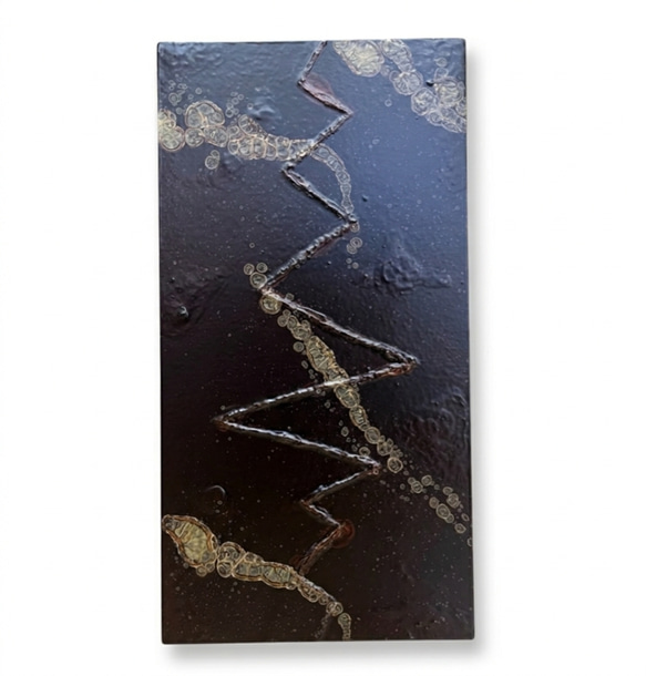 漆塗りアートパネル / fusion 融合 (争いのない世の中になりますかに