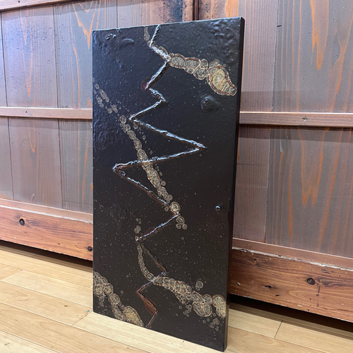 漆塗りアートパネル / fusion 融合 (争いのない世の中になりますかに