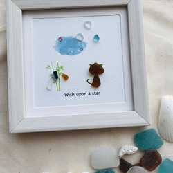 シーグラスアート　 七夕ドーム☆ 他2点　たかりん様おまとめ　お取り置き 9076f9731533402e7a6238d6a391f7