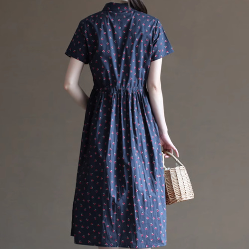 タグ付♡ボンポワン｜リネンコットン サンドレス✾リゾートワンピース140 タグ付♡ボンポワン｜リネンコットン サンドレス✾リゾート