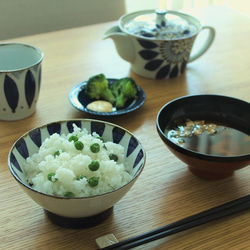 【波佐見焼　ポット】ポット　ブルーフラワー 5枚目の画像