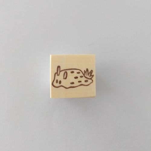 海の宝石 ユキダマウミウシ 消しゴムはんこ はんこ・スタンプ