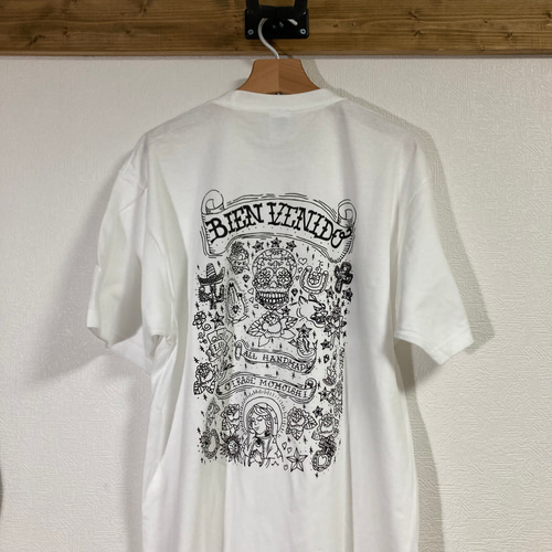 オールドスクール タトゥー スカルタトゥー プリントTシャツ