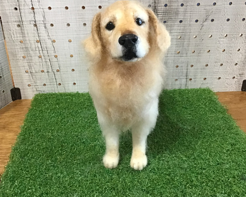 ke−ko mamaページ❣️羊毛フェルトゴールデンレトリバーオーダー犬 羊毛フェルト オーダー 「リアルで可愛いワンちゃんネコちゃん