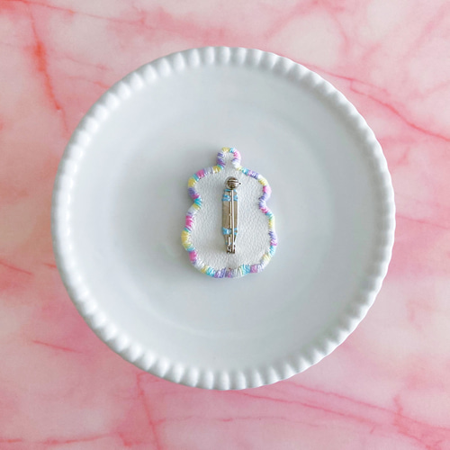 パステルおじさん 刺繍ブローチ ブローチ いちはちや 通販 17859568  