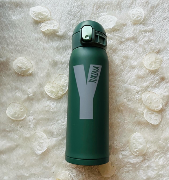 おしゃれ＊イニシャルお名前ステッカー＊ 耐水シール お名前シール オーダー インテリアステッカー かわいい 人気 13枚目の画像