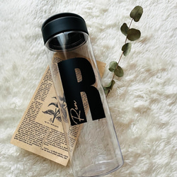 おしゃれ＊イニシャルお名前ステッカー＊ 耐水シール お名前シール オーダー インテリアステッカー かわいい 人気 12枚目の画像