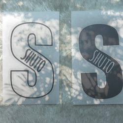 おしゃれ＊イニシャルお名前ステッカー＊ 耐水シール お名前シール オーダー インテリアステッカー かわいい 人気 16枚目の画像