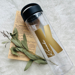 おしゃれ＊イニシャルお名前ステッカー＊ 耐水シール お名前シール オーダー インテリアステッカー かわいい 人気 14枚目の画像