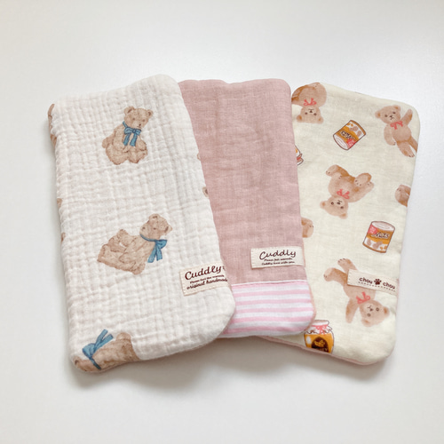 雲のガーゼケット♡ハーフサイズ♡ハンドメイド 塗り