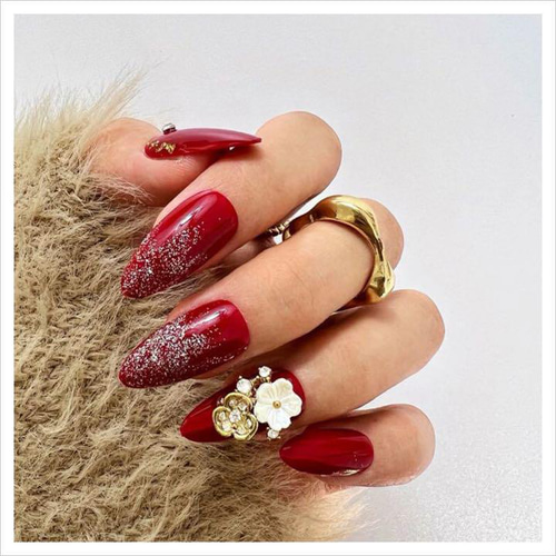 オーダー可能色変更可能ド派手成人式ギャルネイル2枚MAXデカパーツネイルチップ オーダー可能色変更可能ド派手成人式ギャルネイル2枚MAXデカパーツ