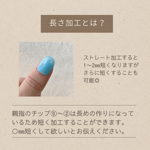 ネイルチップ ネイルチップ（つけ爪） nacca. 通販 17860260