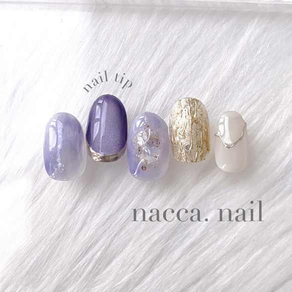 マーブルマグネットネイル 1枚目の画像