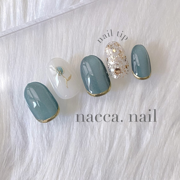 マーブルマグネットネイル 1枚目の画像