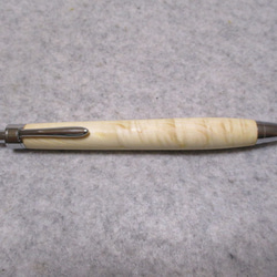 ハワイアンコア カーリー杢 オイル仕上げ 木軸ボールペン(シャープ