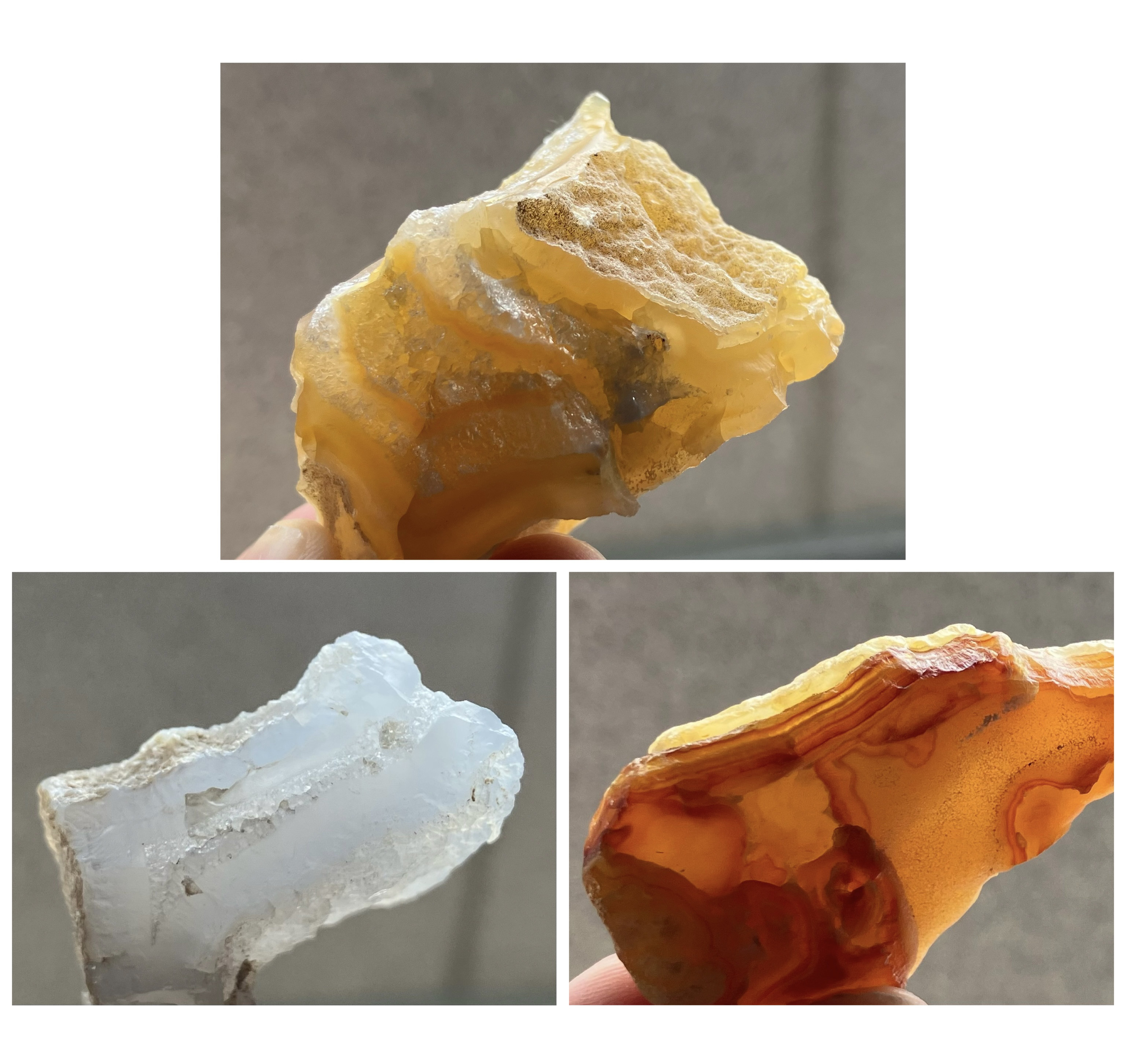 AAA級天然ハート型アゲート（メノウ 瑪瑙）原石YTHB86Y3/219Y02A