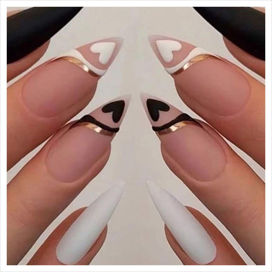 ネイルカラー 白 黒 灰系 まとめ売り あみ #スカルプネイル #スカルプチュア #ロングネイル #一枚