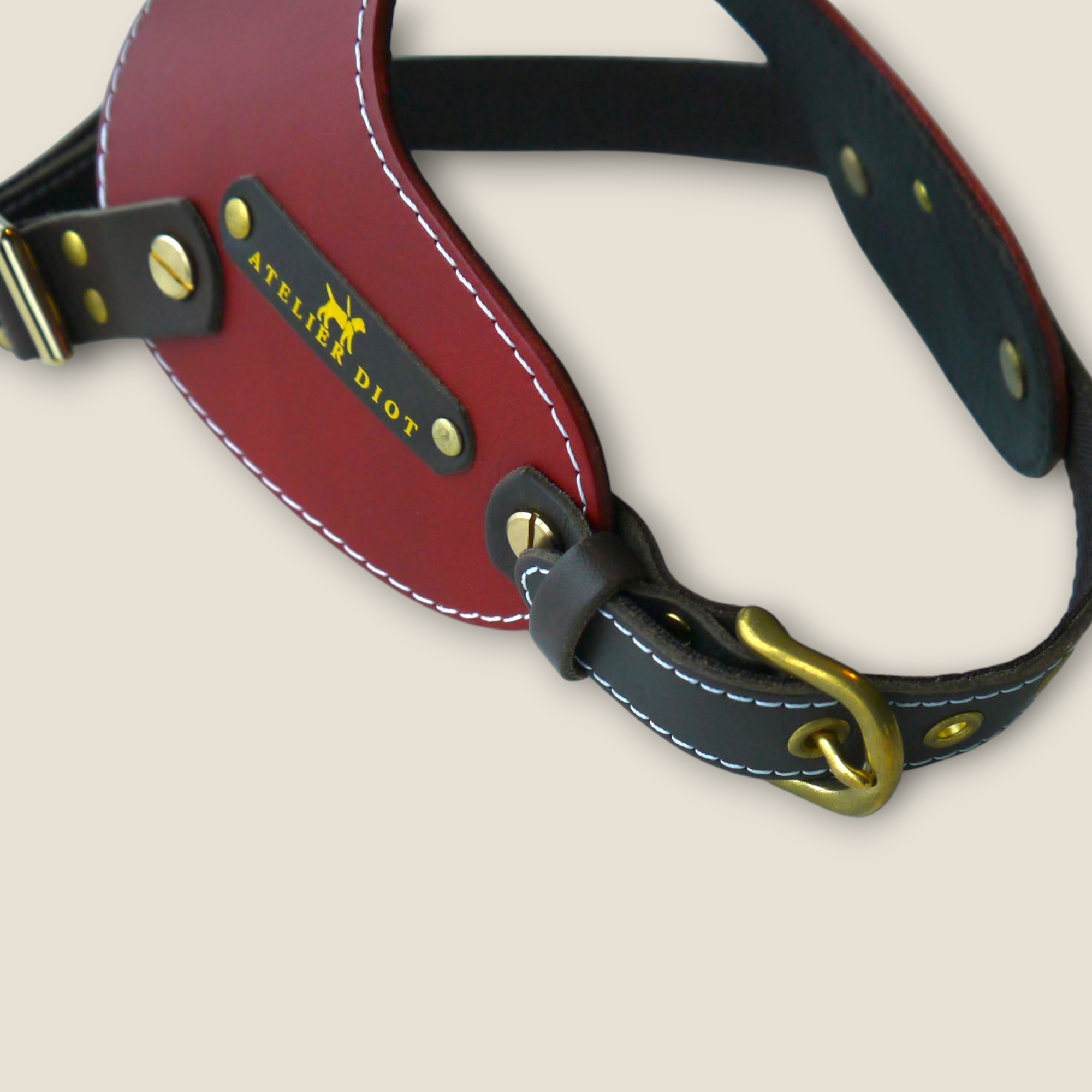 姫路レザー ノルウェージャン 犬用ハーネス カラーシリーズ 【小型～中型犬サイズ】