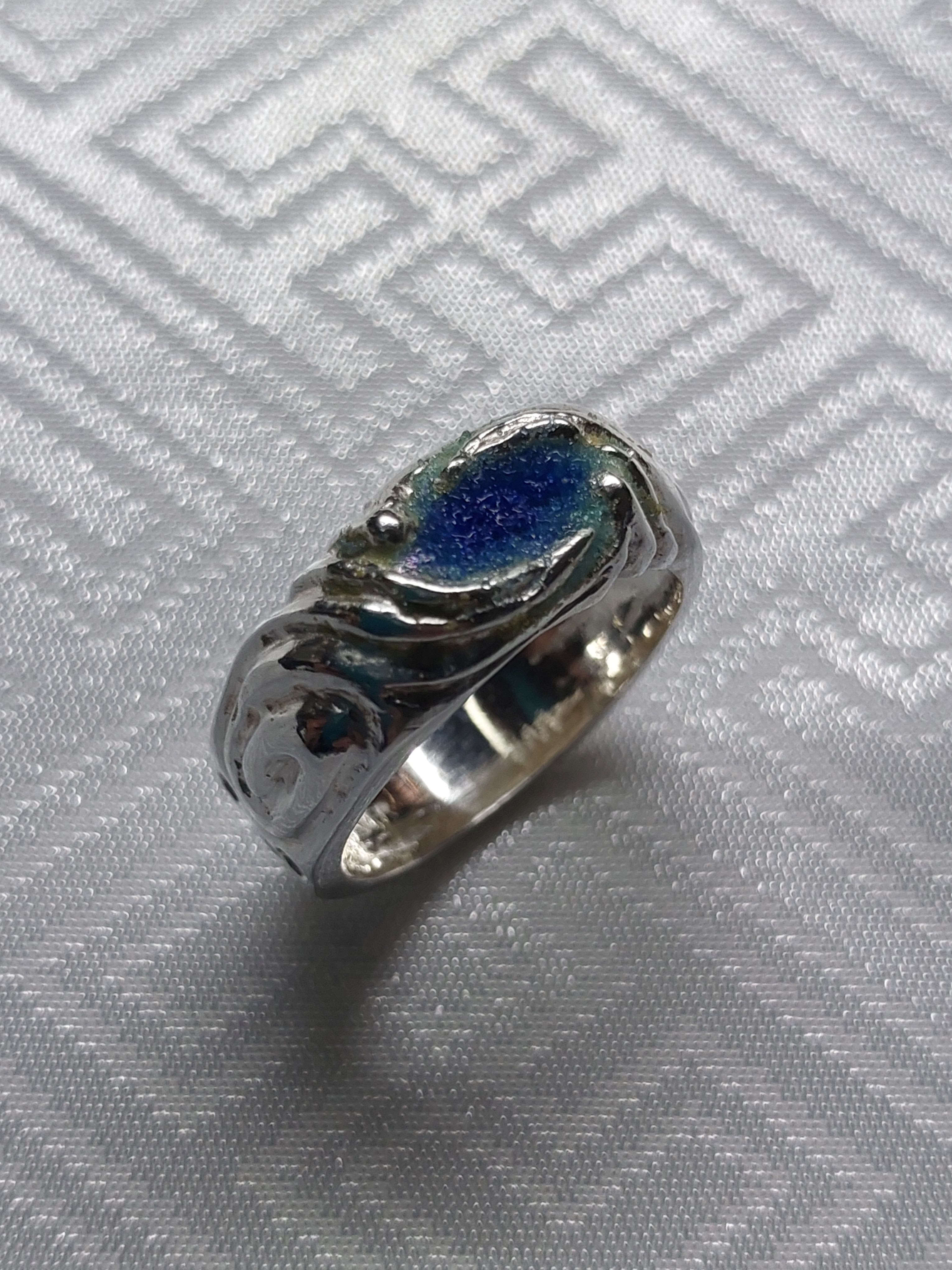 七宝シルバーリング12.5号