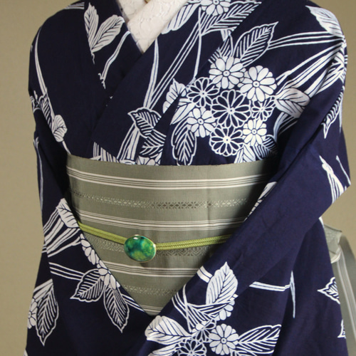 pukupuku様 絞り柄 浴衣 夏着物 藍色 普段着物 葉模様 裄長 pukupuku様 絞り柄 浴衣 夏着物 藍色 普段着物 葉模様 裄長 浴衣