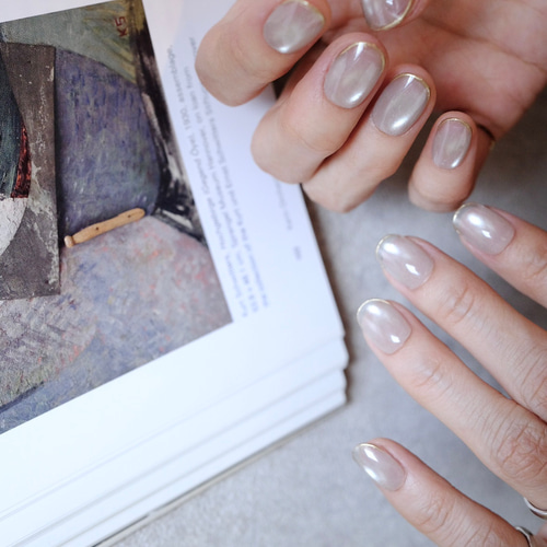クリアフレンチ&クリアマグbridal |ネイルチップ ブライダル