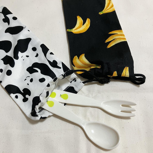 箸袋歯ブラシ入れカトラリーケースおにぎりパンダ