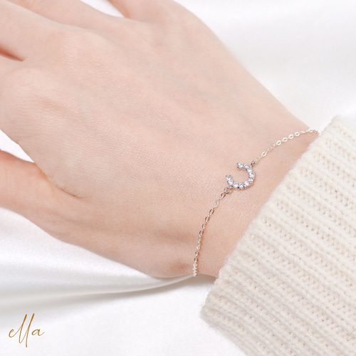 ホースシュー 馬蹄 ブレスレット シルバー925 silver925 純銀 ホースシュー 馬蹄 ブレスレット シルバー925 silver925 純銀