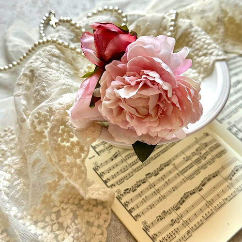 ウェディングブーケ♡︎ふんわりピオニーの大人ピンクブーケ