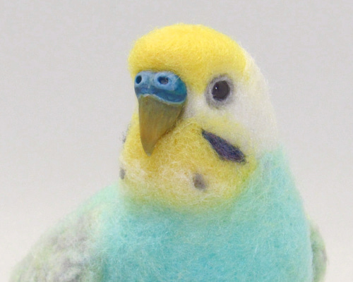 羊毛フェルトでセキセイインコを作ってみました。/ Make a